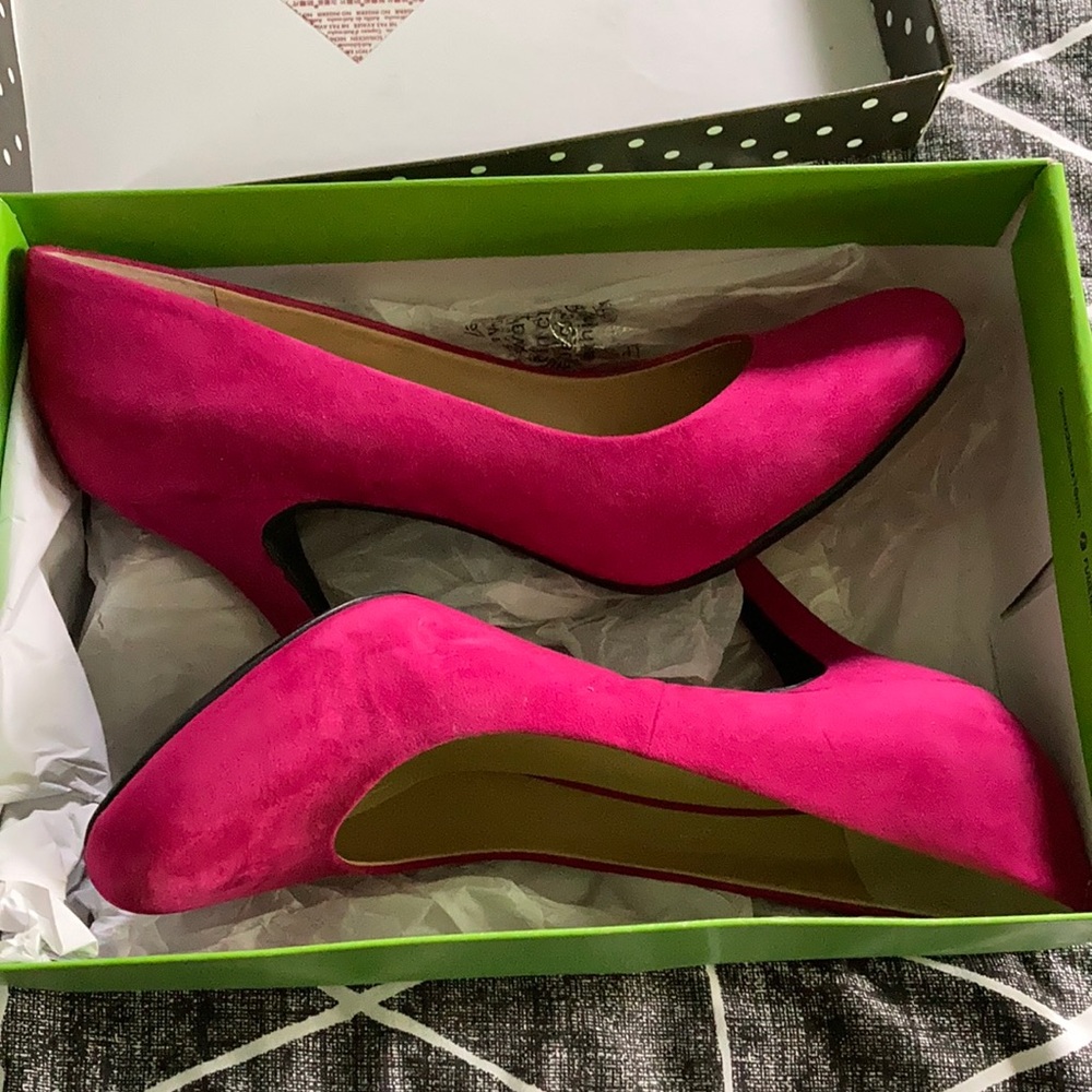 Pink high heels